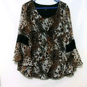 Blouse Cheetah Print
